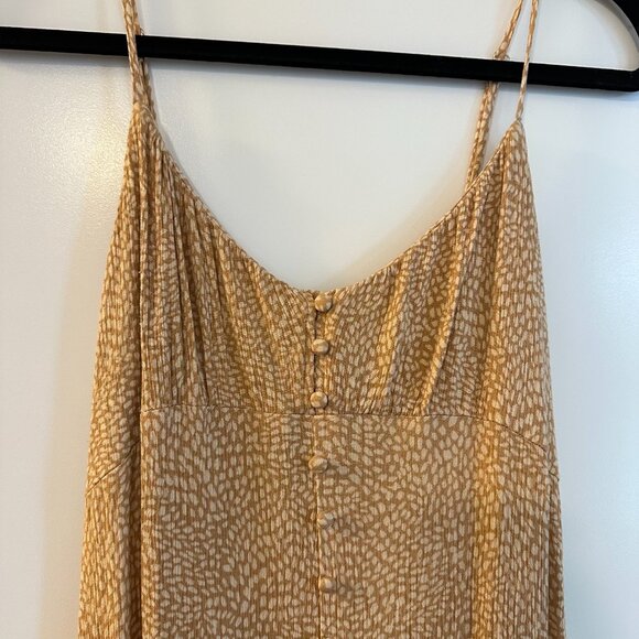 Orange/Tan Midi Dress - Picture 3 of 5